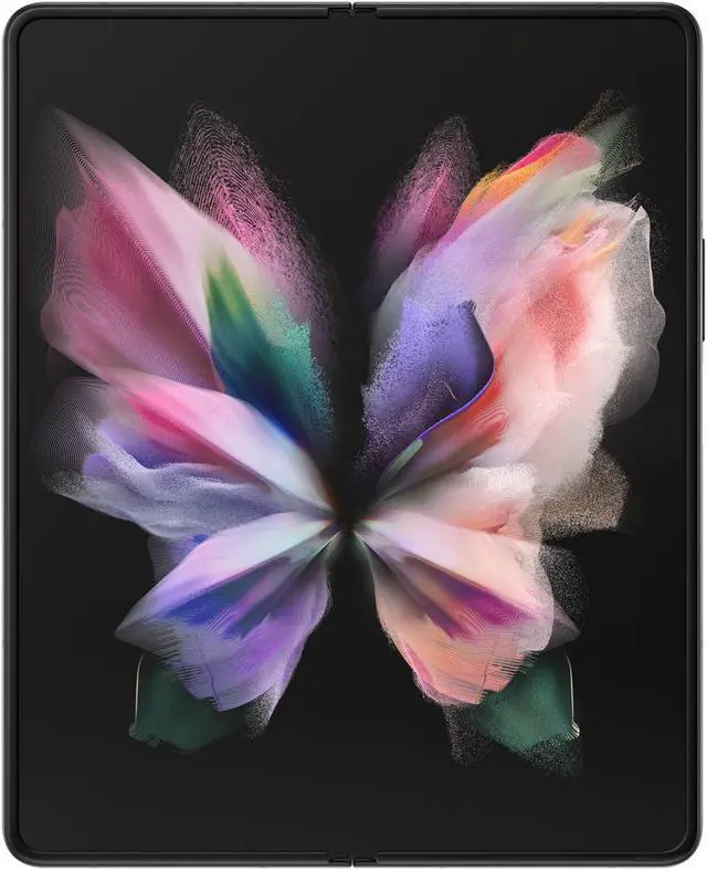 Alt view image 4 of 11 - Samsung Galaxy Z Fold 3 5G 256GB UNLOCKED - Phantom Black