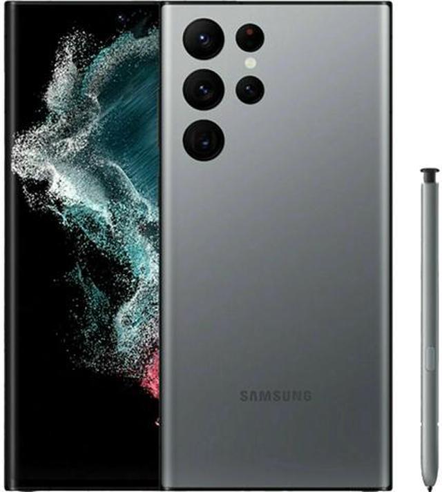 Samsung Galaxy S22 Ultra SM-S908UGRP 5G Unlocked Cell Phone 6.8