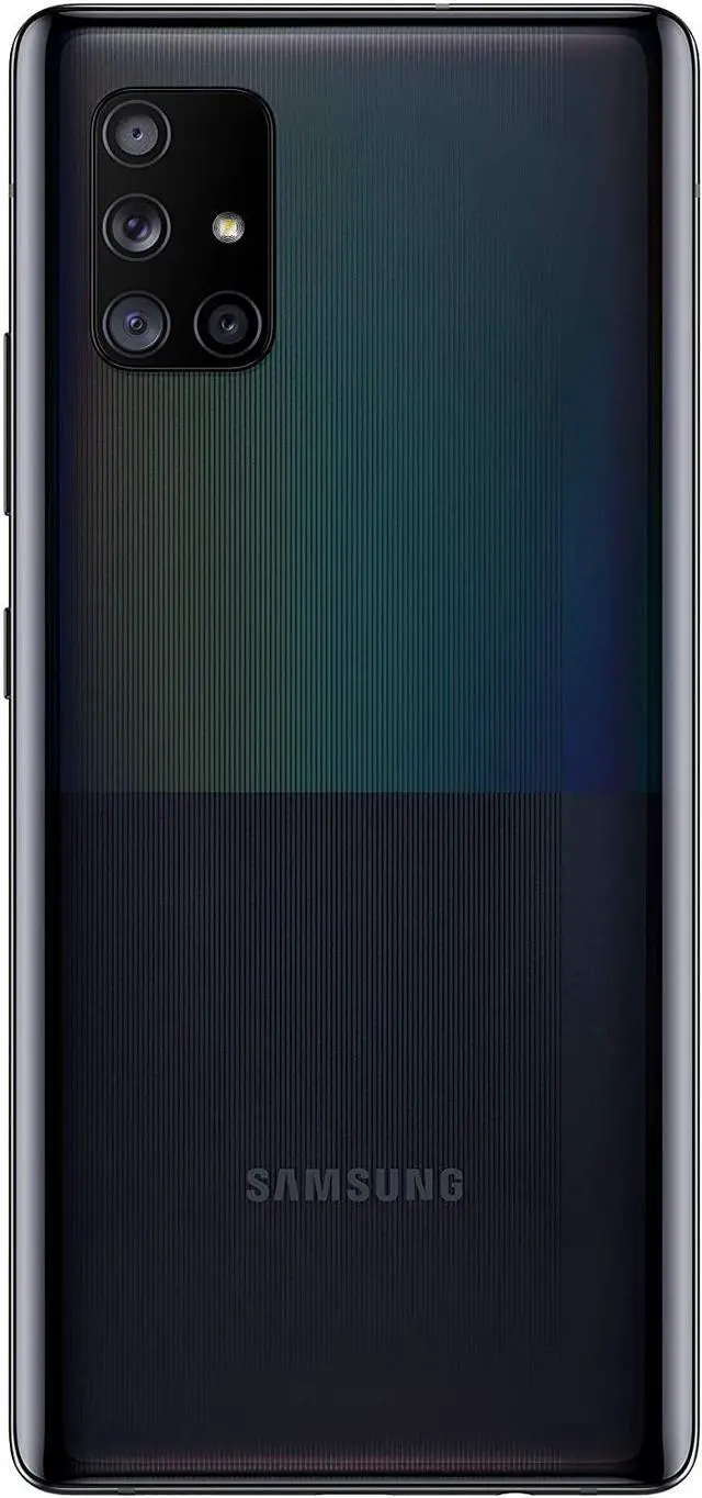Alt view image 2 of 6 - Samsung Galaxy A71 5G A716U 128GB GSM / CDMA Unlocked Android Smartphone (USA Version) - Prism Cube Black