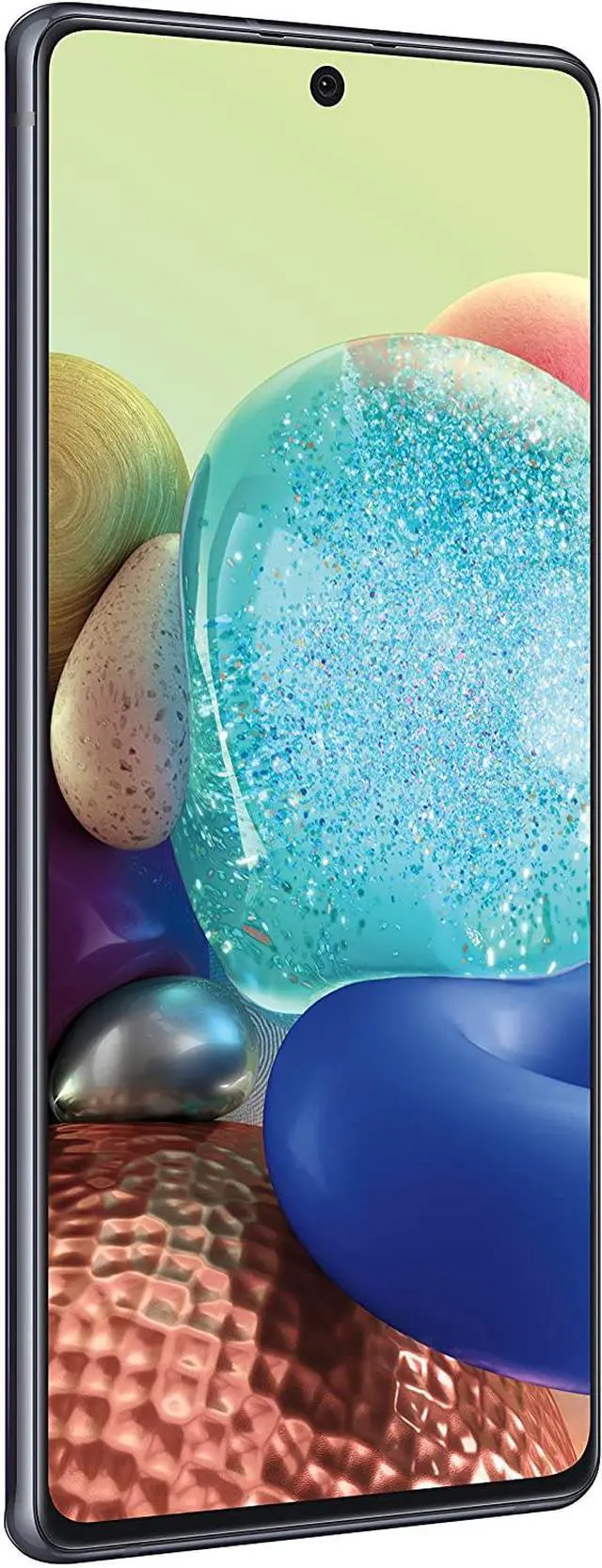Alt view image 3 of 6 - Samsung Galaxy A71 5G A716U 128GB GSM / CDMA Unlocked Android Smartphone (USA Version) - Prism Cube Black