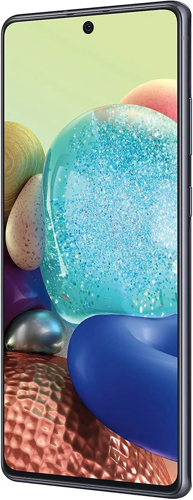 Alt view image 5 of 6 - Samsung Galaxy A71 5G A716U 128GB GSM / CDMA Unlocked Android Smartphone (USA Version) - Prism Cube Black