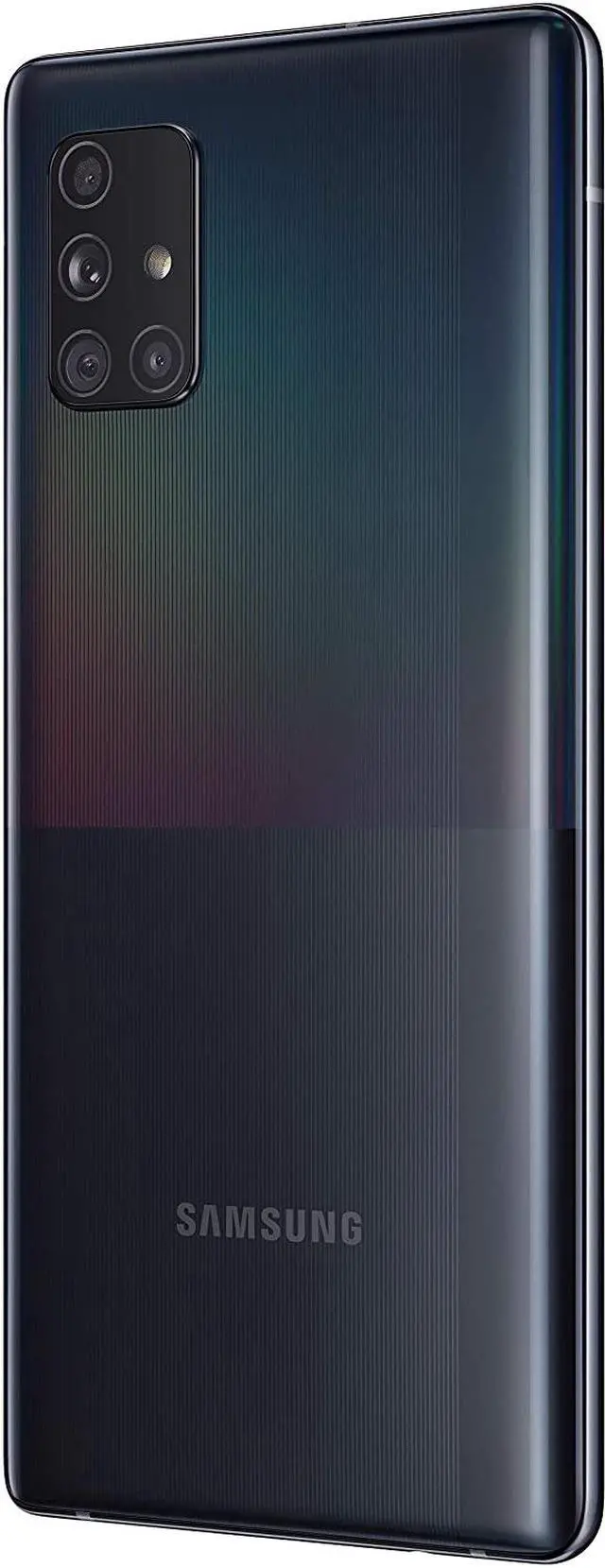 Alt view image 6 of 6 - Samsung Galaxy A71 5G A716U 128GB GSM / CDMA Unlocked Android Smartphone (USA Version) - Prism Cube Black
