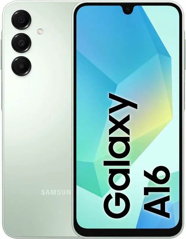 Main image of Samsung Galaxy A16 128GB Dual-SIM, Fully Unlocked Cell Phone (Latin America Version), Light Green