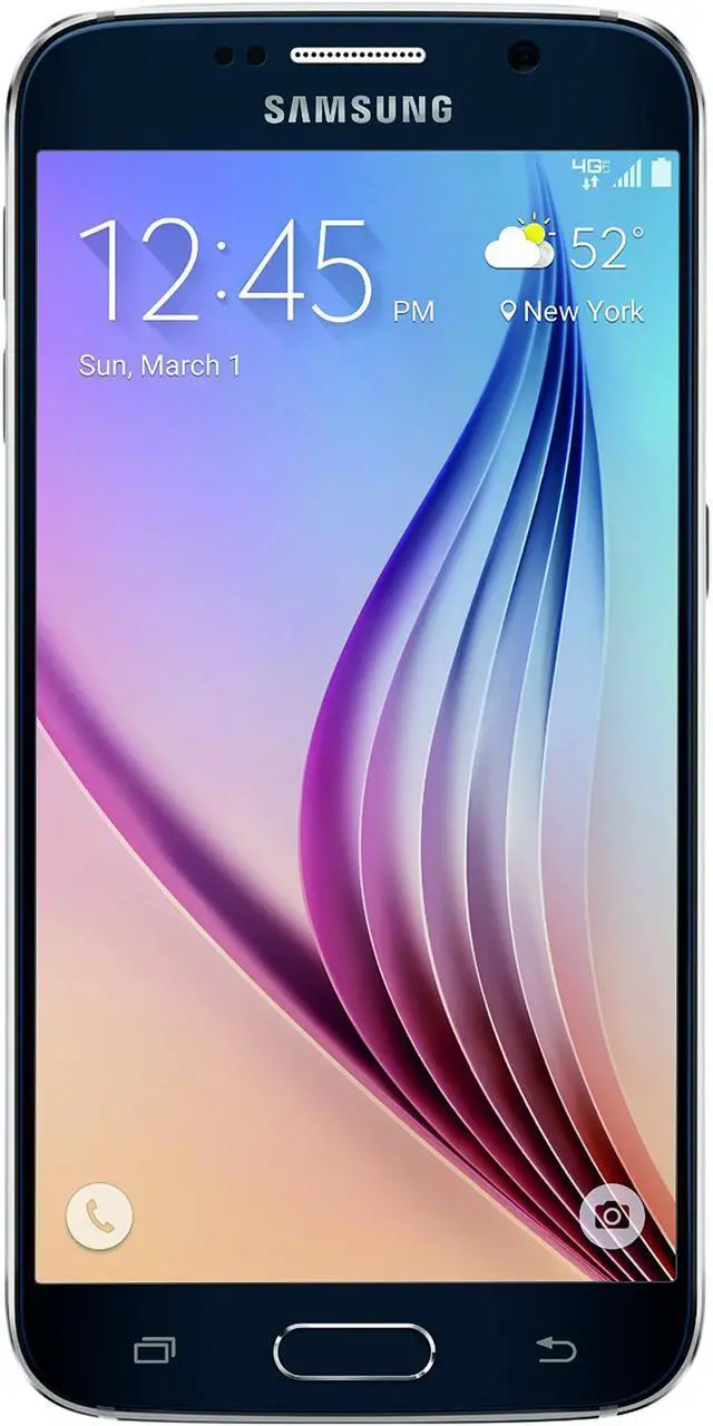 Alt view image 4 of 10 - Samsung Galaxy S6 SM-G920TZKAXAR 32GB GSM Unlocked Smartphone, Lollipop 5.0, Black (USA version)