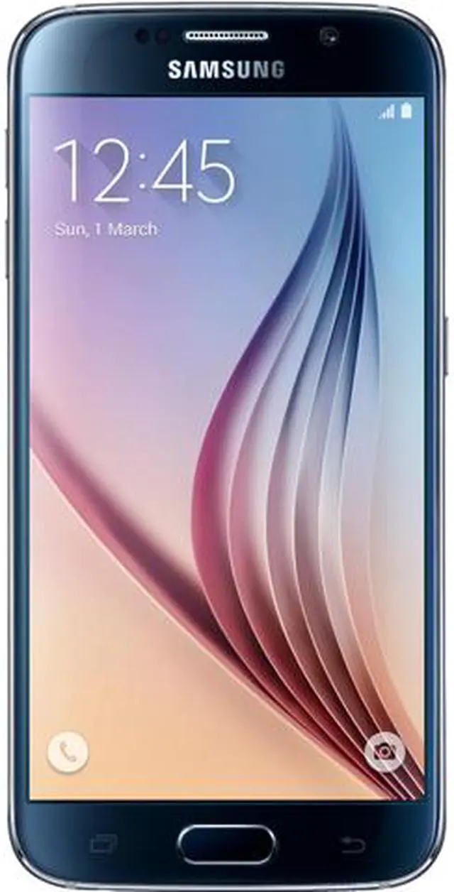 Main image of Samsung Galaxy S6 SM-G920TZKAXAR 32GB GSM Unlocked Smartphone, Lollipop 5.0, Black (USA version)