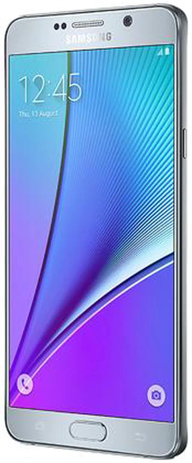 Alt view image 2 of 5 - Samsung Galaxy Note 5 N920G 4G LTE Unlocked GSM Octa-Core Phone 5.7" Silver 4GB RAM
