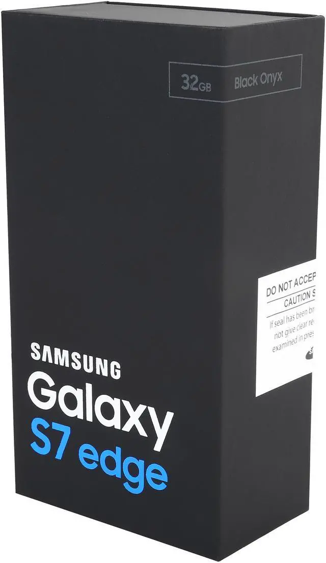 Alt view image 7 of 7 - Samsung Galaxy S7 Edge Dual SIM Unlocked Smart Phone, Dual Edge 5.5" AMOLED Display, Black Color, 32GB Storage 4GB RAM International Version - No Warranty