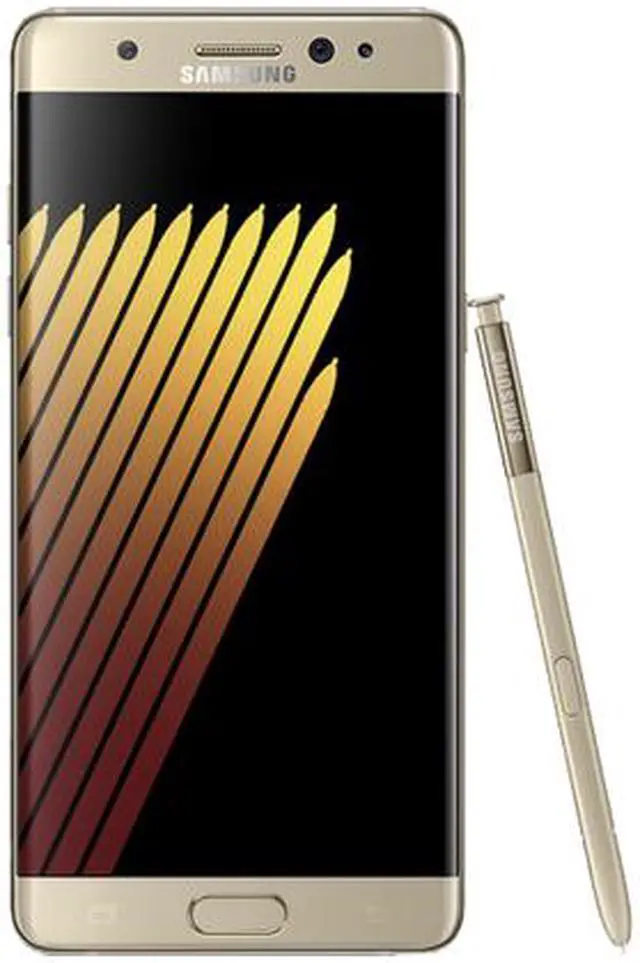 Alt view image 2 of 10 - Samsung Galaxy Note 7 N930FD Dual Sim 64GB 4G Unlocked Smartphone 5.7" 4GB RAM, Gold color, International version - No US Warranty