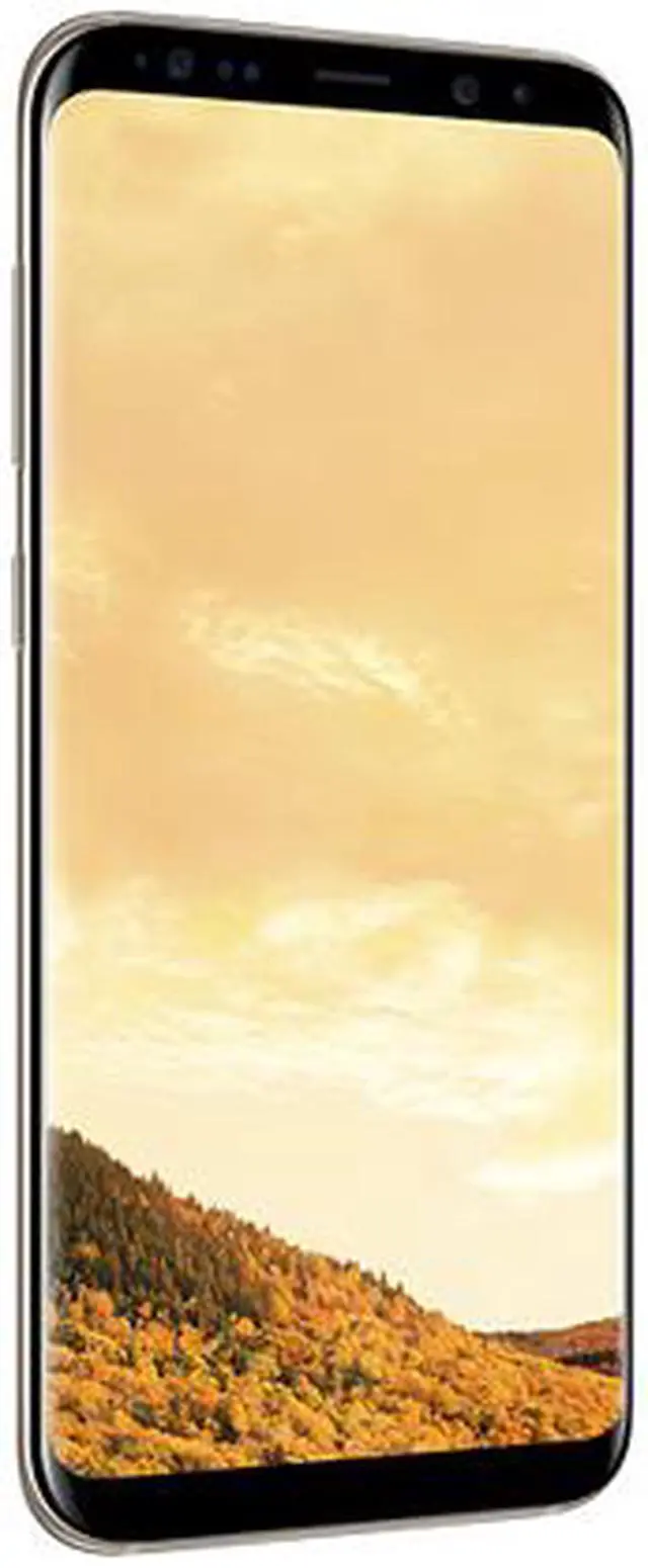 Alt view image 3 of 5 - Samsung Galaxy S8+ (Plus) G955FD Dual SIM GSM Unlocked Smart Phone, 6.2" AMOLED Display, Maple Gold Color, 64GB Storage International Version - No Warranty