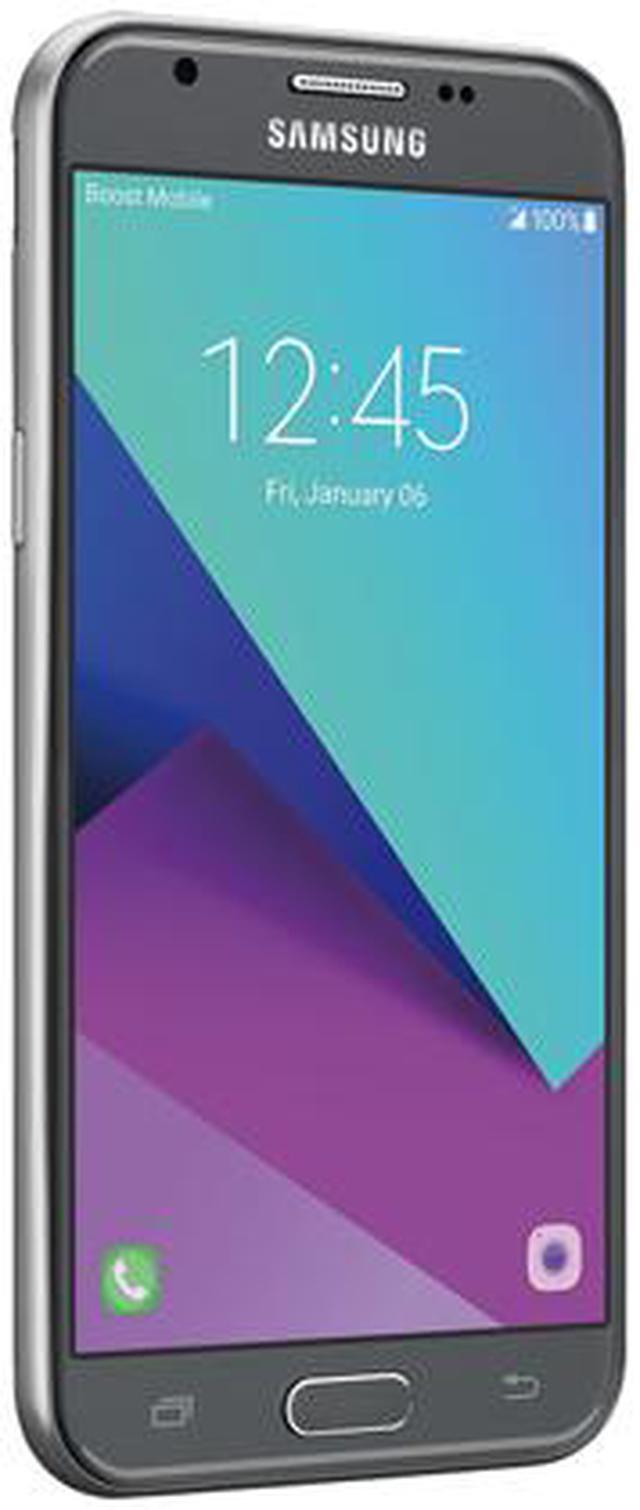 Alt view image 3 of 6 - Samsung Galaxy J3 Emerge Silver Boost Mobile Cell Phone with $50 Account Credit