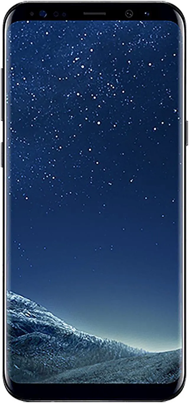 Main image of Samsung Galaxy S8+ G955U 4G LTE Unlocked GSM U.S. Version Phone - w/ 12 MP Camera 6.2" Midnight Black 64GB 4GB RAM - Grade B