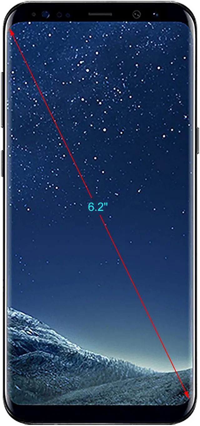Alt view image 2 of 3 - Samsung Galaxy S8+ G955U 4G LTE Unlocked GSM U.S. Version Phone - w/ 12 MP Camera 6.2" Midnight Black 64GB 4GB RAM - Grade B