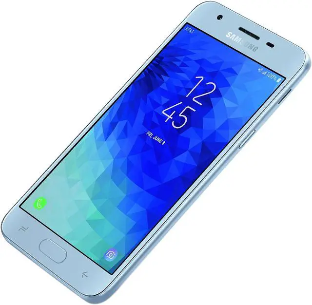 Alt view image 3 of 5 - Samsung Galaxy J3 2018 J337A Blue 16GB AT&T Unlocked Nano SIM Android Phone w/ 8 MP Camera - (Certified Refurbished)