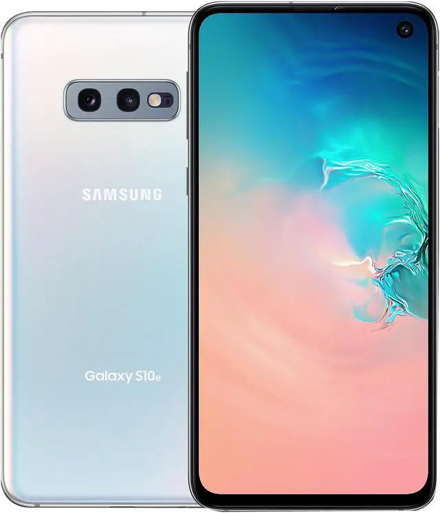 Alt view image 5 of 5 - Samsung Galaxy S10e 4G LTE Unlocked Cell Phone 5.8" Infinity Display Prism White 6GB RAM
