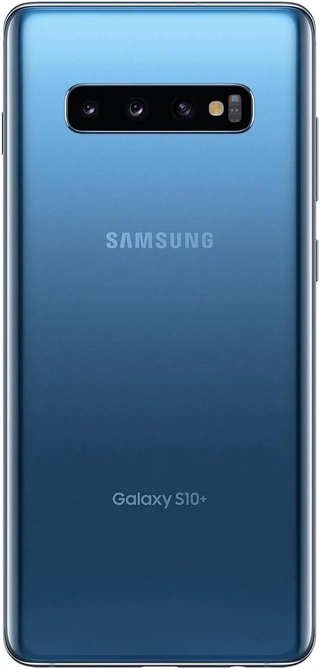 Alt view image 4 of 5 - Samsung Galaxy S10+ 4G LTE Unlocked Cell Phone 6.4" Infinity Display Prism Blue 8GB RAM