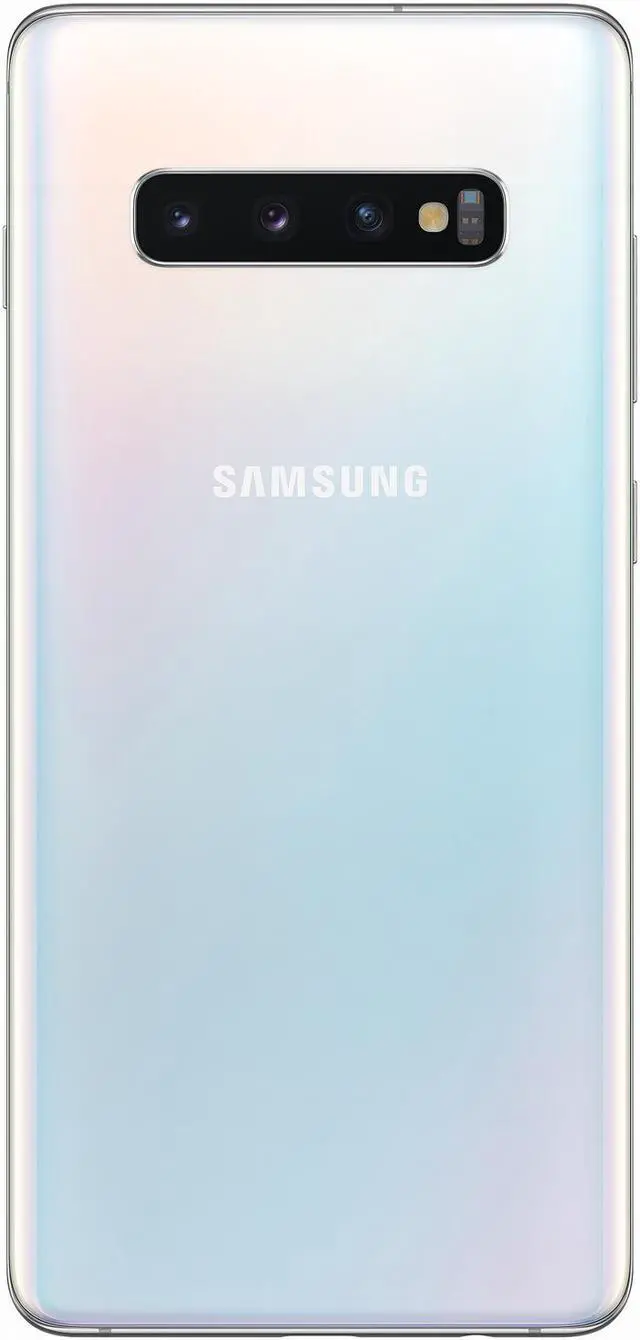 Alt view image 6 of 6 - Samsung Galaxy S10+ 4G LTE Unlocked Cell Phone 6.4" Infinity-O Display Prism White 128GB 8GB RAM, Canada Warranty