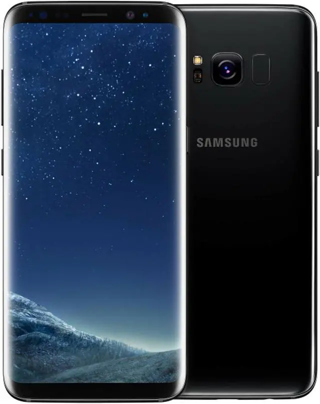 Main image of Samsung Galaxy S8+ G955W 4G LTE Unlocked GSM Android Phone w/ 12 MP Camera 6.2" Midnight Black 64GB 4GB RAM