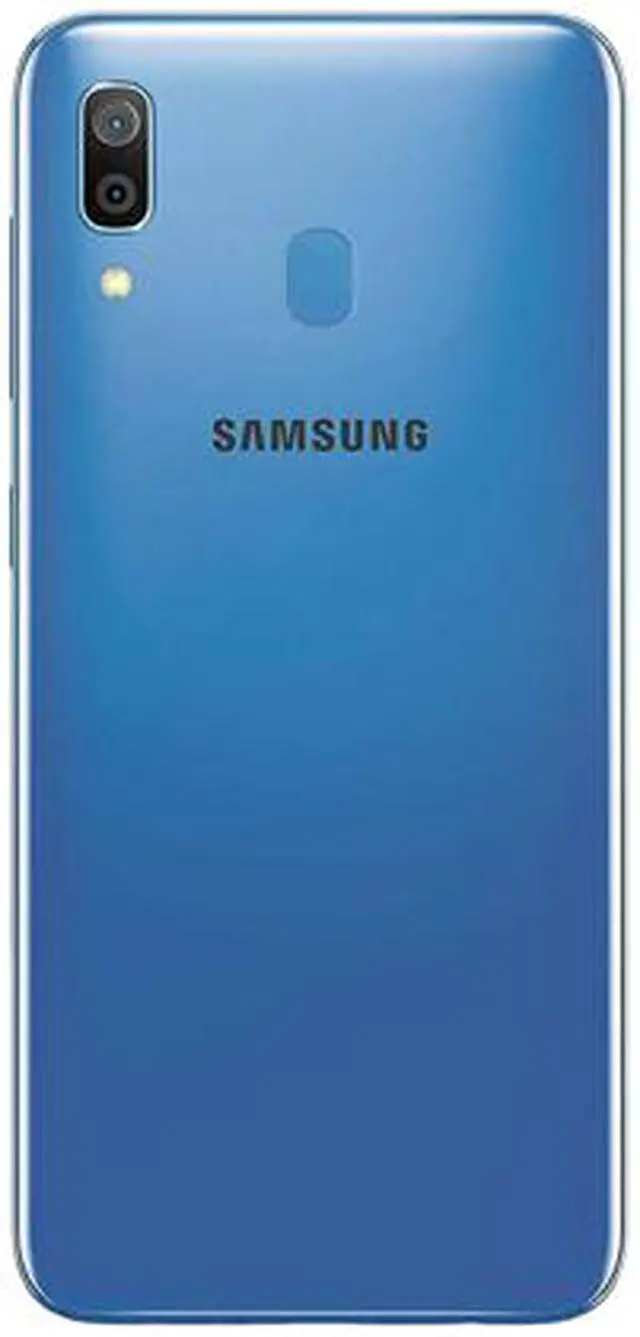 Alt view image 6 of 6 - Samsung Galaxy A30 A305G 4G LTE Duos GSM Unlocked Phone w/ Dual 16 MP Camera 6.4" Blue 3GB RAM