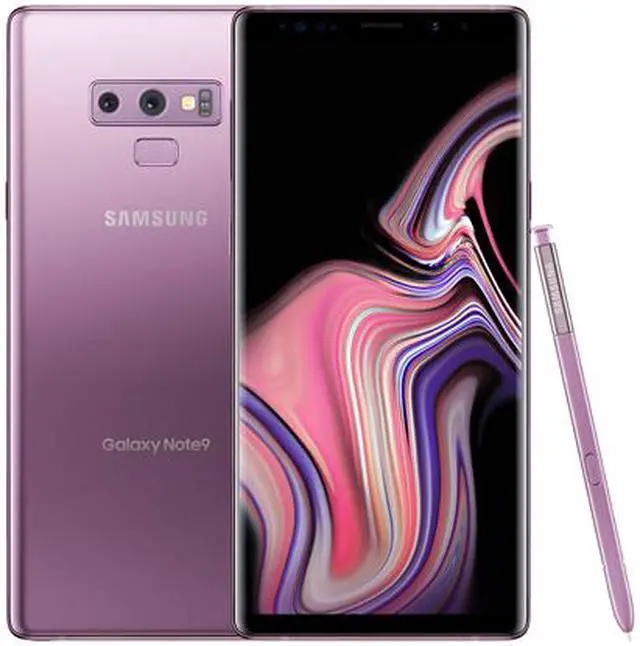 Alt view image 7 of 7 - Samsung Galaxy Note 9 4G LTE Factory Unlocked Phone (U.S. Warranty) 6.4" Lavender Purple 8GB RAM
