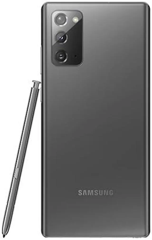 Alt view image 7 of 7 - Samsung Galaxy Note 20 5G Factory Unlocked Android Cell Phone | US Version | 128GB of Storage | Mobile Gaming Smartphone | Long-Lasting Battery | Mystic Gray