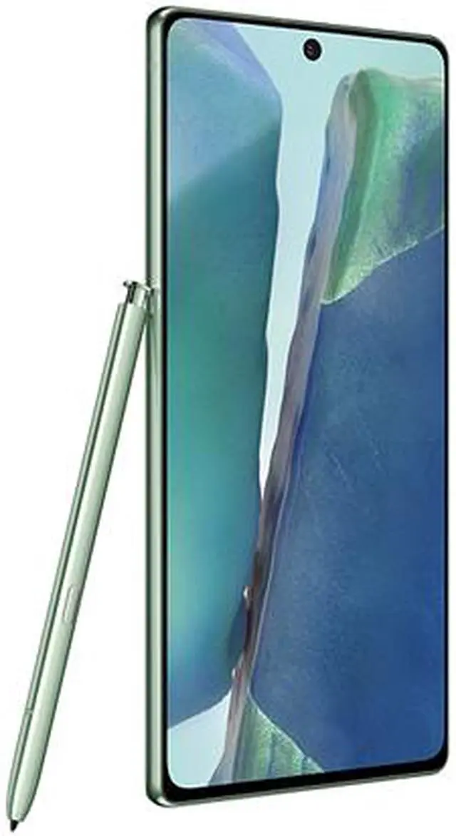 Alt view image 5 of 7 - Samsung Galaxy Note20 5G Factory Unlocked Android Cell Phone | US Version | 128GB of Storage | Mobile Gaming Smartphone | Long-Lasting Battery | Mystic Green