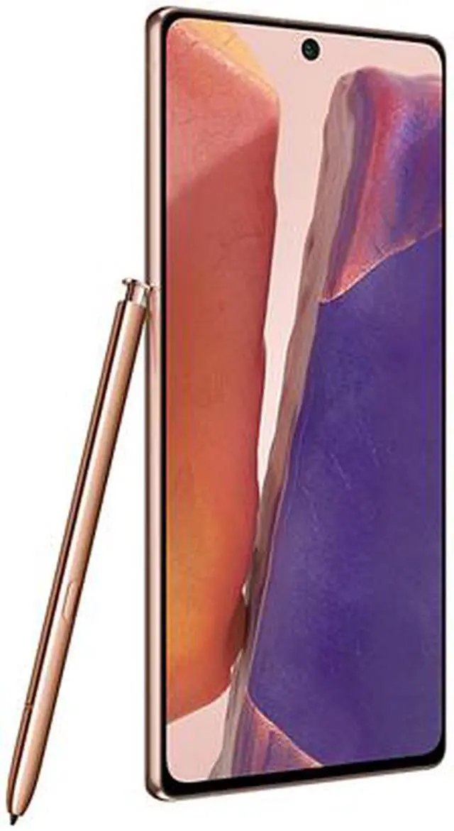 Alt view image 5 of 7 - Samsung Galaxy Note 20 5G Factory Unlocked Android Cell Phone | US Version | 128GB of Storage | Mobile Gaming Smartphone | Long-Lasting Battery | Mystic Bronze