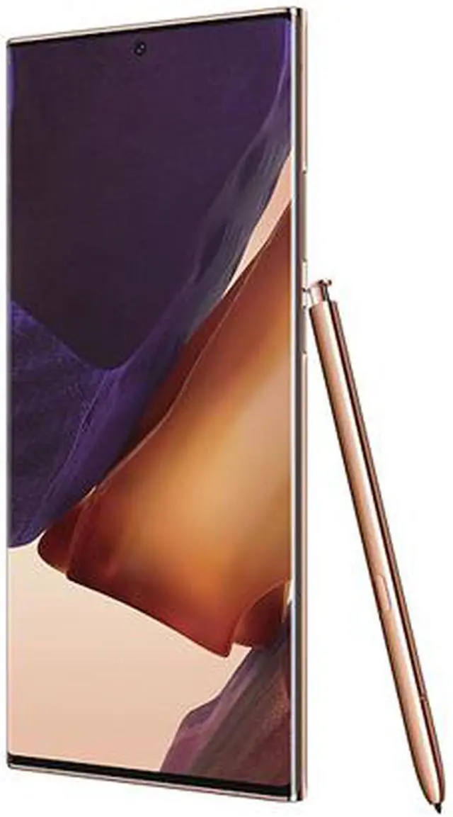 Alt view image 4 of 7 - Samsung Galaxy Note 20 Ultra 5G Factory Unlocked Android Cell Phone | US Version | 128GB of Storage | Mobile Gaming Smartphone | Long-Lasting Battery | Mystic Bronze