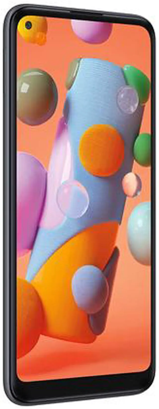 Alt view image 4 of 9 - Samsung Galaxy A11 SM-A115WZKAXAC 4G LTE Unlocked Cell Phone 6.4" Black 32GB 2GB RAM
