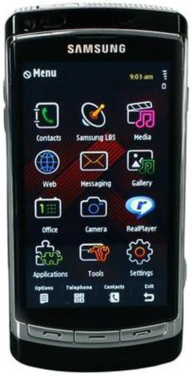 Main image of Samsung Omnia HD Black Unlocked GSM Smart Phone with Wi-Fi / GPS / 8GB Internal Memory (i8910)