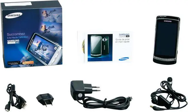 Alt view image 8 of 8 - Samsung Omnia HD Black Unlocked GSM Smart Phone with Wi-Fi / GPS / 8GB Internal Memory (i8910)