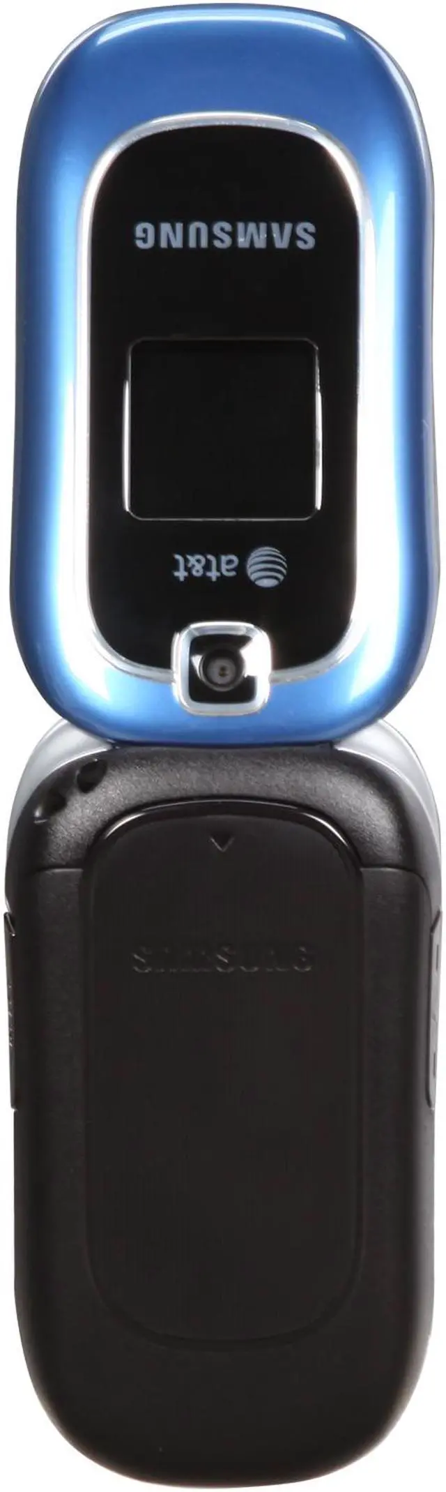 Alt view image 4 of 8 - Samsung SGH-A237 blue unlocked GSM flip phone with 5 hour talk time
