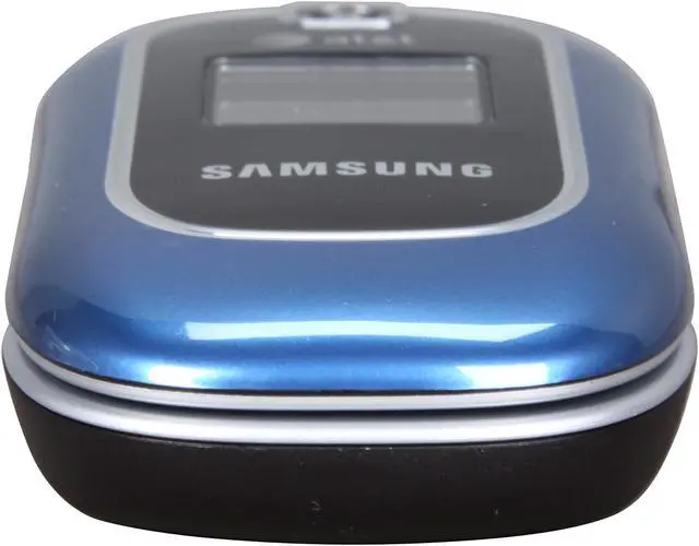 Alt view image 7 of 8 - Samsung SGH-A237 blue unlocked GSM flip phone with 5 hour talk time