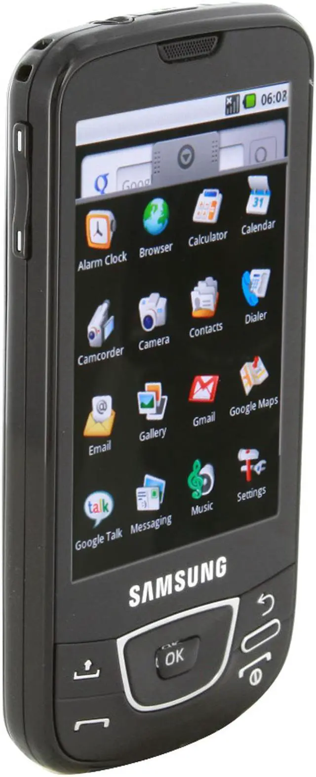 Alt view image 8 of 12 - Samsung Galaxy Black 3G GSM Android unlocked cell phone with 8GB internal memory