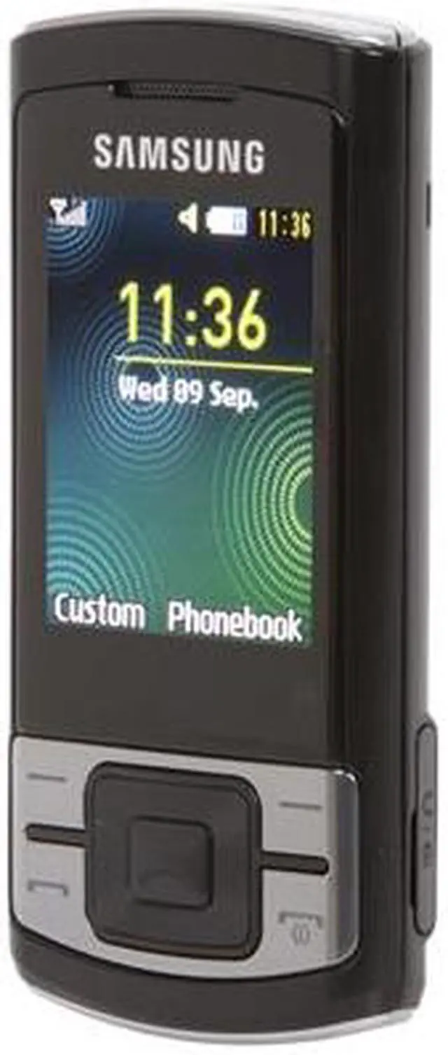 Alt view image 5 of 6 - Samsung Stratus Black unlocked GSM slider phone with Video Camera (C3050)