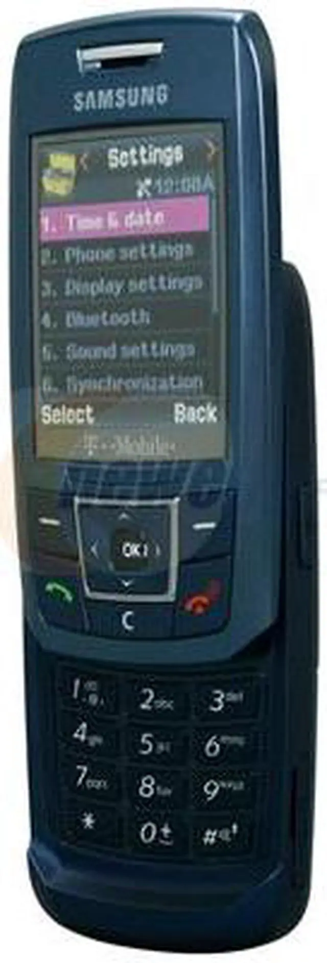 Alt view image 3 of 7 - Samsung T429 Blue Unlocked GSM Slider Phone with Photo call