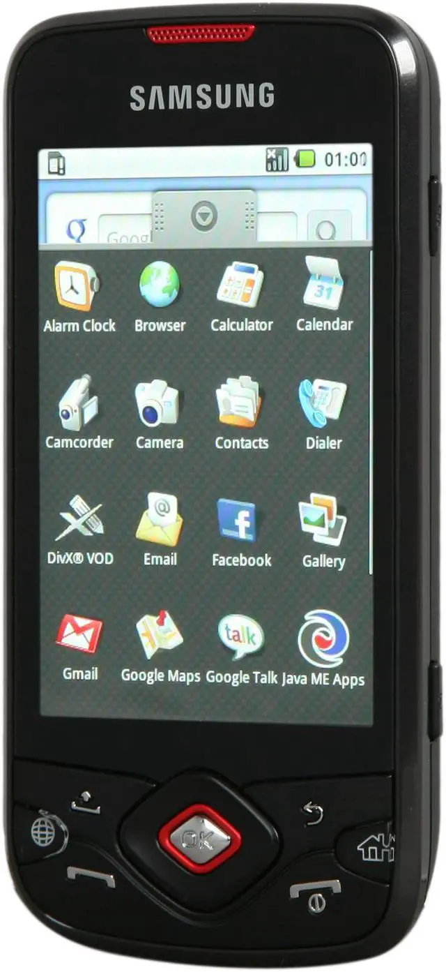 Alt view image 2 of 6 - Samsung Galaxy Spica I5700 Unlocked GSM Cell phone with 3.15MP Camera 3.2" Black