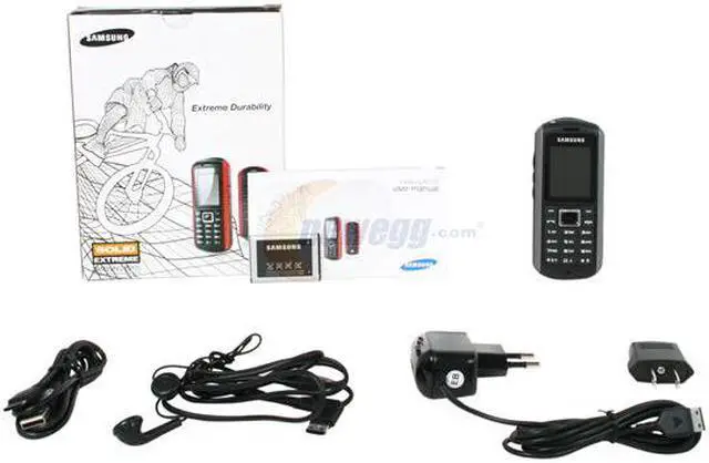 Alt view image 8 of 8 - Samsung B2100 Unlocked GSM Bar Phone with Built in Flashlight & Waterproof 1.77" Black/Silver