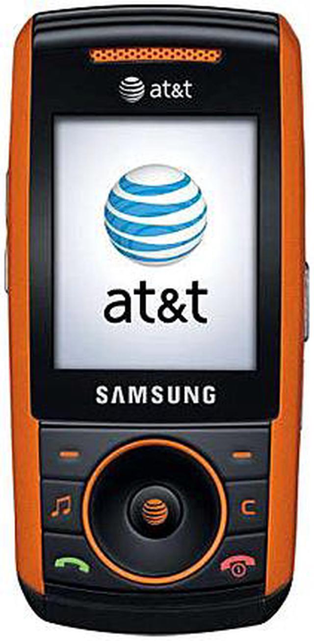 Alt view image 2 of 7 - Samsung SGH-a737 Unlocked GSM Slider Phone with 1.3 MP Camera 2.0" Black/Orange
