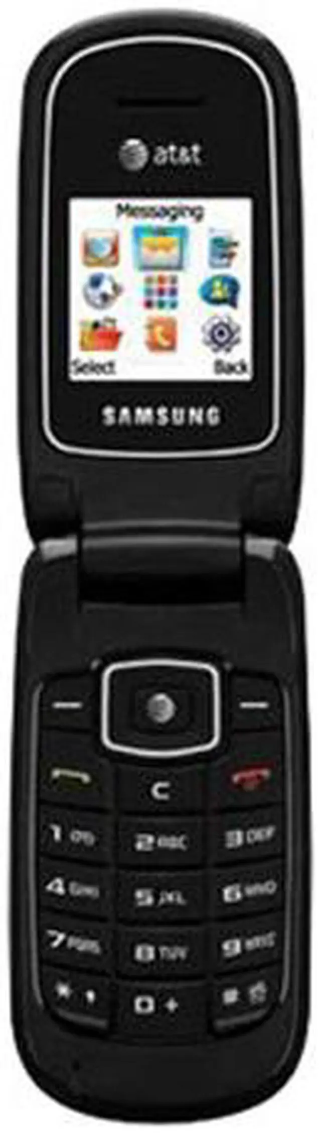 Main image of Samsung A107 Silver Unlocked GSM Flip Phone w/ 10days Stand By Time (SGH-A107)