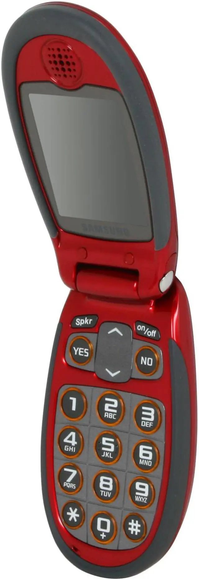 Alt view image 2 of 7 - Samsung Jitterbug J SPH-A310 Cell Phone 2.1" Red