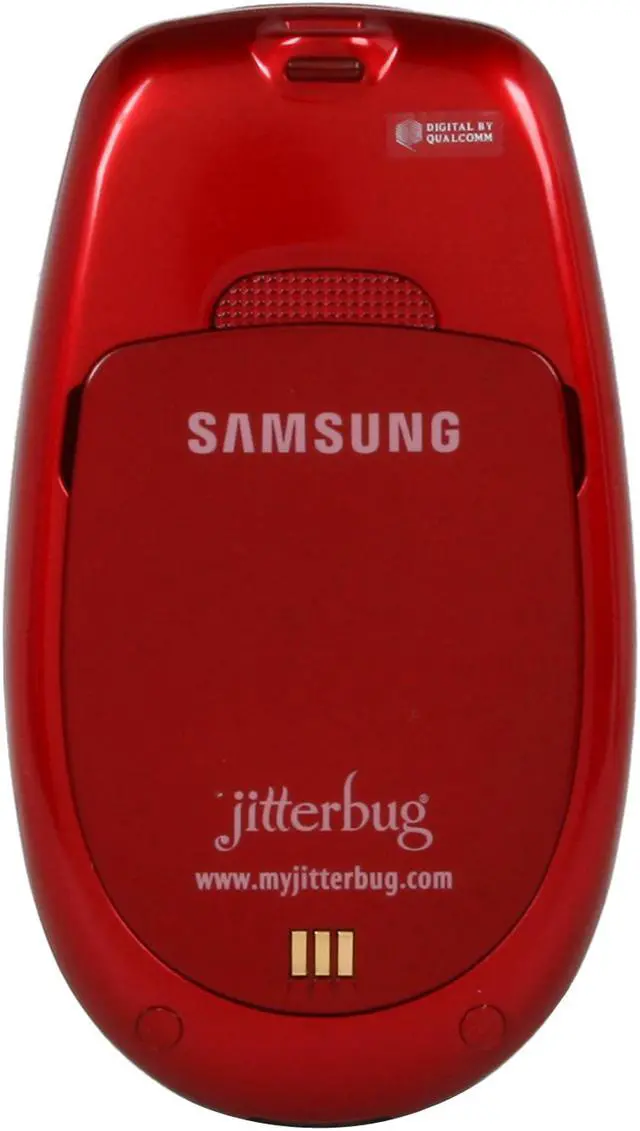 Alt view image 4 of 7 - Samsung Jitterbug J SPH-A310 Cell Phone 2.1" Red