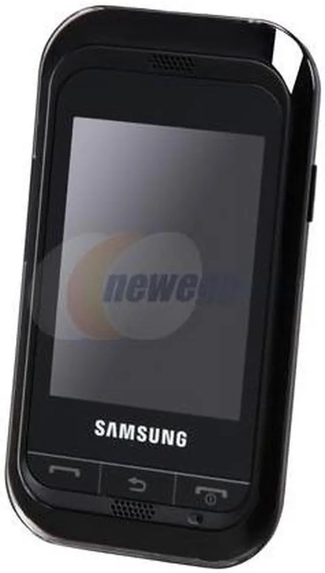Alt view image 2 of 3 - Samsung Champ Black Unlocked GSM Touch Screen Phone with Stylus Pen (C3303K)