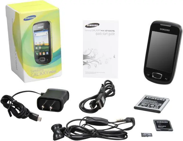 Alt view image 7 of 7 - Samsung Galaxy Mini S5570 3G Unlocked Cell Phone 3.14" Steel Gray