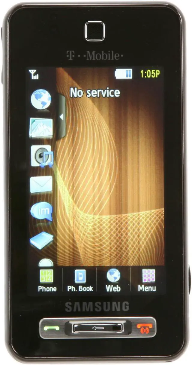 Main image of Samsung Behold T919 Brown 3G Unlocked Cell Phone w/ 3.1" Touch Screen / 5.0 MP Camera / GPS / Bluetooth v2.0 with A2DP (SGH-T919)