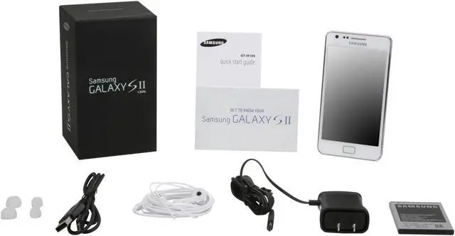 Alt view image 8 of 8 - Samsung Galaxy S II White 3G Unlocked GSM Smartphone w/ 8 MP Camera/Android OS/16GB Internal Memory (i9100)