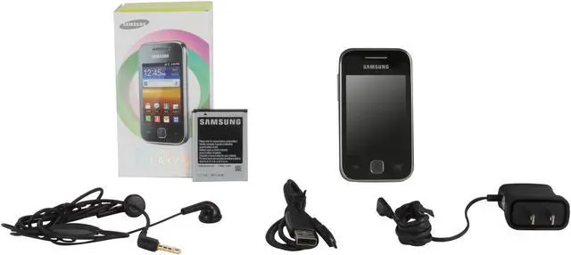 Alt view image 7 of 7 - Samsung Galaxy Y GT-S5360 3G Unlocked GSM Android Smart Phone w/ 2 MP Camera / 3.0" Touchscreen 3.0" Metallic Gray 290 MB RAM