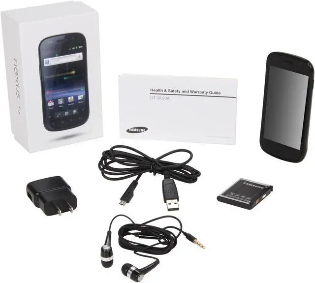 Alt view image 7 of 7 - Samsung Google Nexus S Black 3G Unlocked GSM Smart Phone w/ Android OS 2.3 / 4.0" Screen / 5.0MP & LED Flash (i9020A)