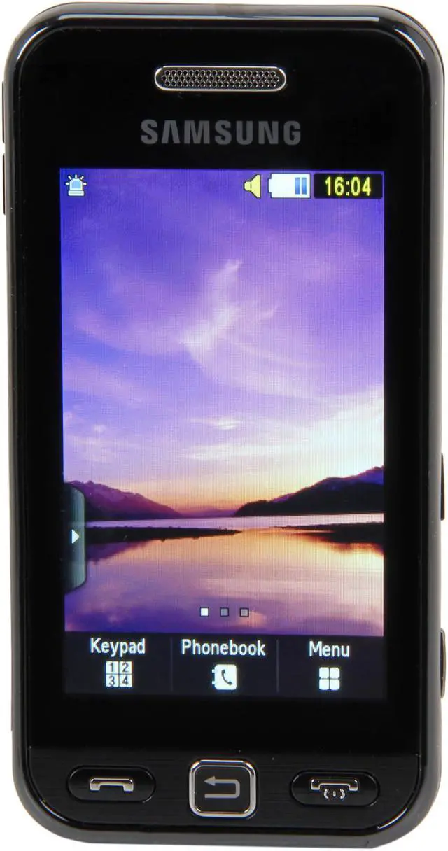 Main image of Samsung Star S5230 Unlocked GSM Touch Screen Phone with 3.2MP Camera/ 10 Hours Talk Time/ Bluetooth 3.0" Black