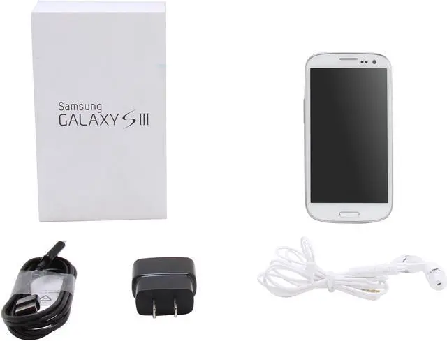 Alt view image 8 of 8 - AT&T Samsung Galaxy S3 16GB White 4G LTE Dual-Core 1.5GHz SGH-i747