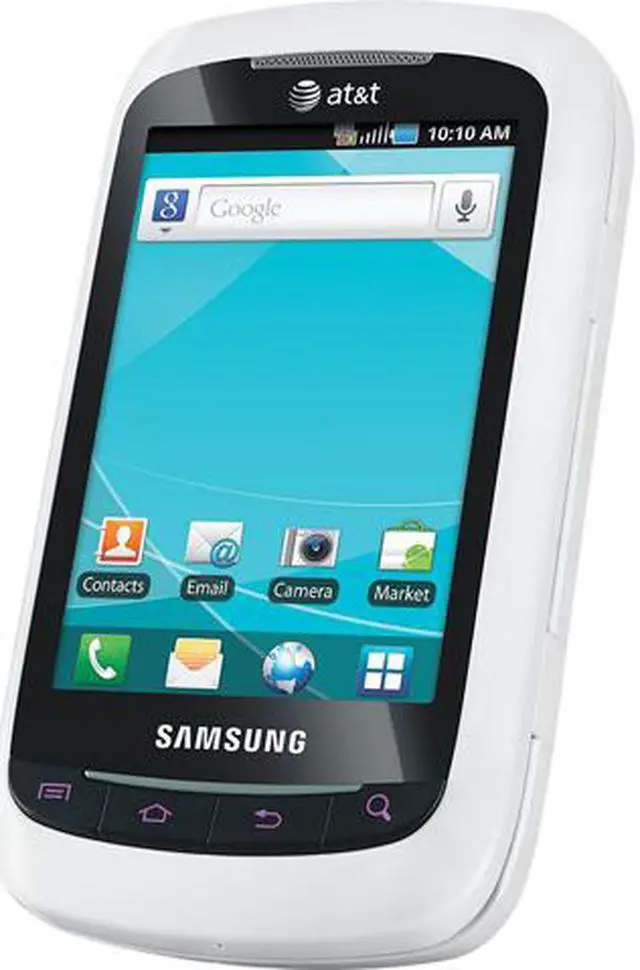 Main image of Samsung DoubleTime SGH-I857 Unlocked Dual Touchscreen Cell Phone 3.2" White